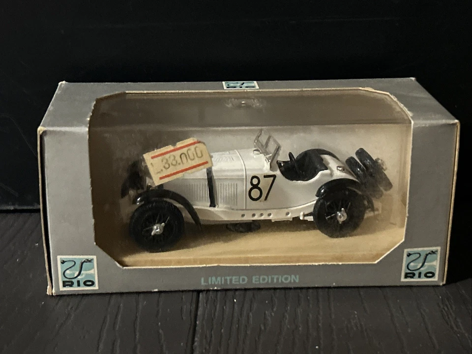 Rio 1/43 Mercedes Benz SSKL 1 Mille Miglia 1931 Rudy Caracciola Vintage  - Immagine 1 di 4