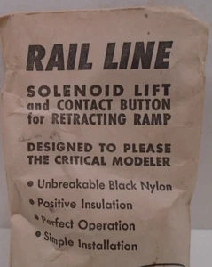 RAIL LINE SOLENOID LIFT & CONTACT BUTTON FOR RETRACTING RAMP NEW IN PKG. - Picture 1 of 2