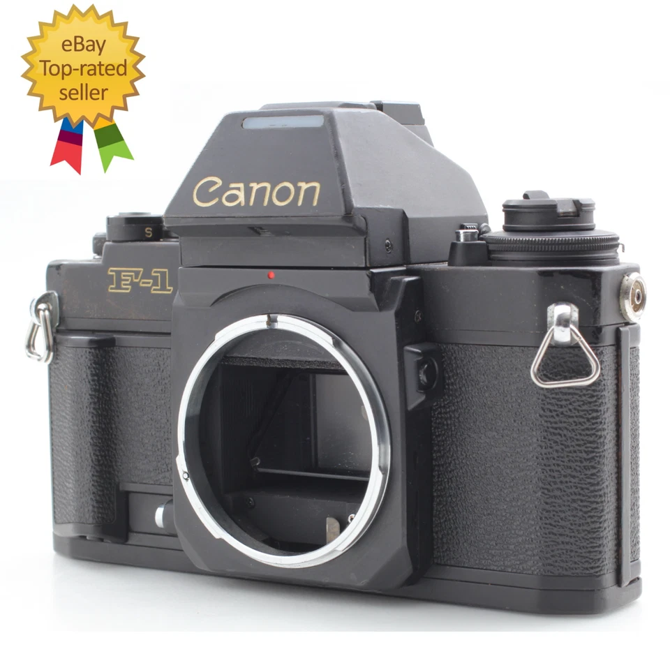 【EXC+5】 Canon New F-1 AE Finder SLR 35mm Film Camera Body From JAPAN - Image 1 of 4