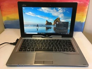 TouchScreen Fujitsu STYLISTIC Q702 11.6"Tablet i5-3427U 4GB 128GB SSD W10 W/Dock - Picture 1 of 12