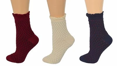 Paquete de 3 pares de calcetines Sierra con patrón de diamante para mujer, venta para el día de la madre  Foto 1 de 4