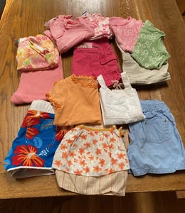 Girls Summer 13 piece Lot: Gap Kids, Gymboree, Old Navy sz 4/5, 6, S/M EUC - Picture 1 of 10