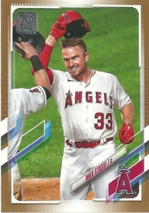  2021 TOPPS BASEBALL - MAX STASSI - GOLD PARALLEL - #168 - ANGELS - 0969/2021  - Picture 1 of 1