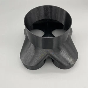 6" bis 4" 4-Wege Splitter Kanal Verbindung für Holzarbeiten Staub, Growzelt - USA!!! - Bild 1 von 4