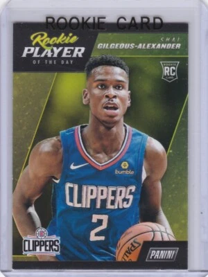 SHAI GILGEOUS-ALEXANDER ROOKIE CARD 2018 Panini PLAYER OF THE DAY SGA Thunder RC - Image 1 of 2