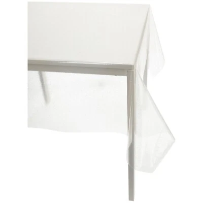 Tovaglia trasparente plastificata italiana GLITTER - Immagine 1 di 4