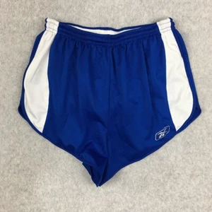 Reebook Running Shorts Women M Blue Stretch Polyester Stretch Pull On - Picture 1 of 12