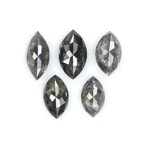 Diamante marquesa suelto natural de 1,06 quilates 4,95 mm diamante sal y pimienta LQ2915 - Imagen 1 de 8