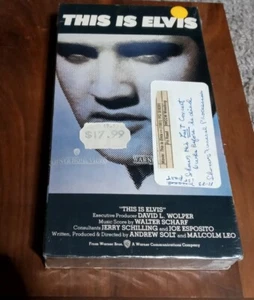 Vintage 1986 This Is Elvis VHS Wraparound WHV, WB Stamp, New Original Seal RARE - Picture 1 of 9