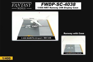NRT Runway 34R Display case Scale 1/400 Fantasywings FWDP-SC-4038 - Picture 1 of 1