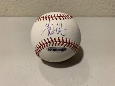 Cubierta superior de béisbol firmada por Garrett Atkins Foto 1 de 4