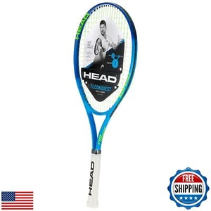 HEAD Ti. Conquest Tennis Racket - Pre-Strung Head Light Balance 27 Inch Racqu - Picture 1 of 5