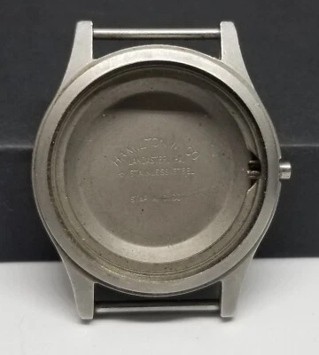 J0106 1973 Hamilton Military Wrist Watch Case Only No Movement or Crystal. - Image 1 of 4