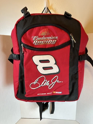 Budweiser Racing No 8 Dale Earnhardt Jr. Cooler 8 pack Zipper Backpack Cover