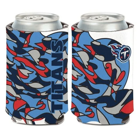 NFL TENNESSEE TITANS CAN HOLDER COOZIE KOOLER HUGGER SET OF THREE NEW Cover