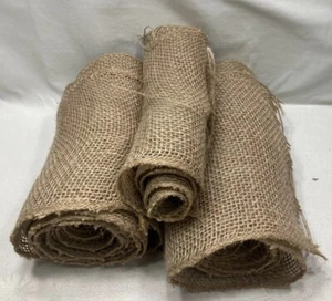 ✂️ Burlap Roll 7.5in W - Arts & Crafts - Fabric Roll - Art Studio Supply Wedding - Picture 1 of 9