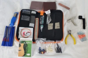 72 pcs Guitar Care Kit Luthier Setup Repair Maintenance Tools Set Guitar Capo - Picture 1 of 22