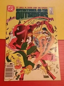 "ADVENTURES of the OUTSIDERS" #42 FEB 1987 - DC COMICS MIKE BARR and JIM APARO - Picture 1 of 2