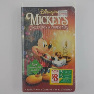 Disney MICKEY'S ONCE UPON A CHRISTMAS (VHS, 1999) - New - Imagen 1 de 2