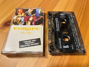 Europe Greatest Hits 1982-1992 Cassette Tape (Epic/Sony Music 1993) Glam Rock - Picture 1 of 3