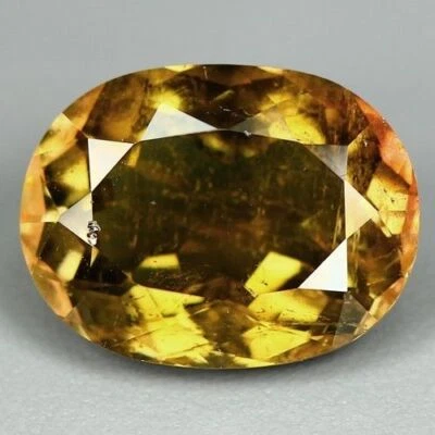 Gelber Turmalin, 5.53 cts, VVS-Quality, Certificate, Golden Yellow Tourmaline - Bild 1 von 4