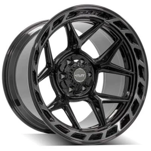 6 Lug 4Play 4P55 20x12 Gloss Black Rim Fit RAM Jeep Chevy GMC Ford - Picture 1 of 5