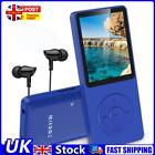 MP3 Walkman 1.8inch Screen Mini Music Player HIFI Sound for Kids (Blue With 8G) 