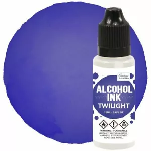 Couture Creations, Alcohol Ink, .4 oz, Twilight Ink, Blue Alcohol Ink - Picture 1 of 1