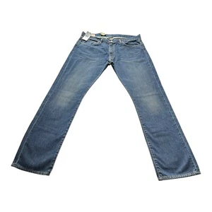 Polo Ralph Lauren 018 jeans slim dritto uomo W36 L32 blu 100% cotone denim - Foto 1 di 18