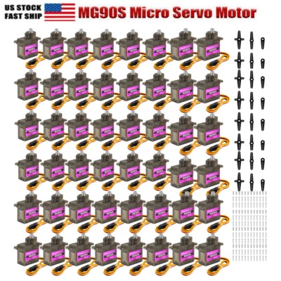 MG90S Micro Servo Motor Metal Gear 9G For RC Helicopter Airplane Car Robot Plane - Image 1 of 4