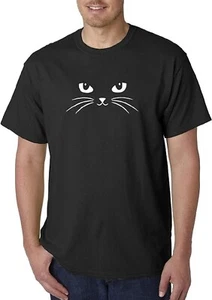 Unisex T-Shirt Katzenaugen Schnurrhaare Gesicht süß [#1185] - Bild 1 von 4