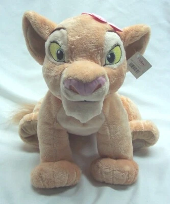 Disney Store El Rey León Suave NALA LEÓN CON FLOR 12" Peluche Animal NUEVO Foto 1 de 4