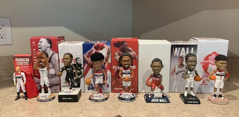 8 Washington Wizards SGA Bobbleheads Figure Set John Wall Nene Oubre Hachimura Cover