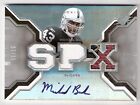 Michael Bush Raiders 2007 Spx Rookie Dual Jersey Ball Autograph Card #211 #07/25