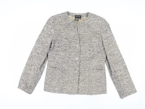 Episode Women's Multicoloured Bouclé Suit Jacket - Size 14 - Picture 1 of 12