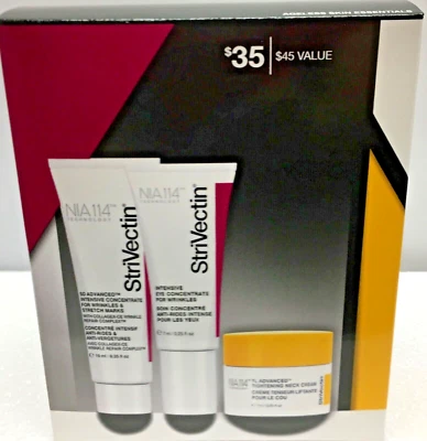 Mini set de 3 piezas STRIVECTIN Ageless Skin Essentials en caja nuevo ver detalles Foto 1 de 4