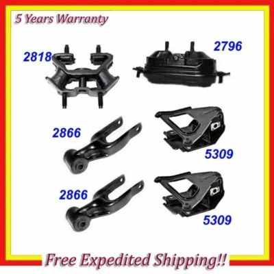 Set 6PCS For 1997-2004 Buick Regal 3.8L Engine Motor & Trans. Mount New M779 — 第 1/4 张图片