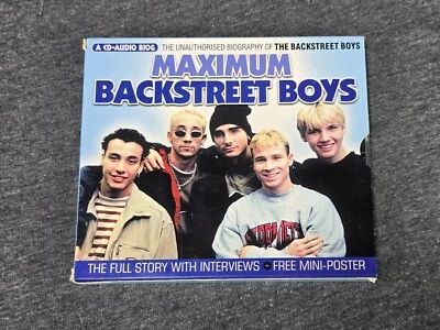 Maximum Backstreet Boys The Unauthorised Biography CD With Mini Poster UK Import Foto 1 de 4