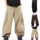 Men's Loose Fit Cargo Pants Perfect for Streetwear and Outdoor Camping