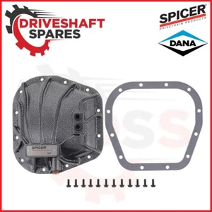 Cubierta diferencial de hierro nodular trasera Spicer 10023539 Ford 9,75" orificio de 12 pernos - Imagen 1 de 2