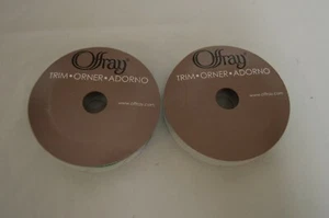 New Lot of 2 1/8 x 3 yard Green Trim/Ribbon from Offray - Picture 1 of 4