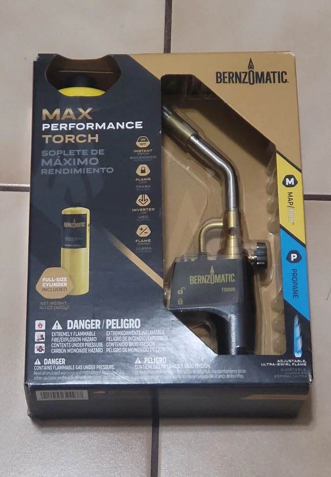 Bernzomatic Max Performance Torch Kit 361492 Pack of 3 Bernzomatic 361492