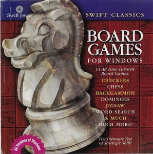 Swift Classics Board Games for Windows 95/98/NT 4.0 Chess, Backgammon, Dominoes - Picture 1 of 4