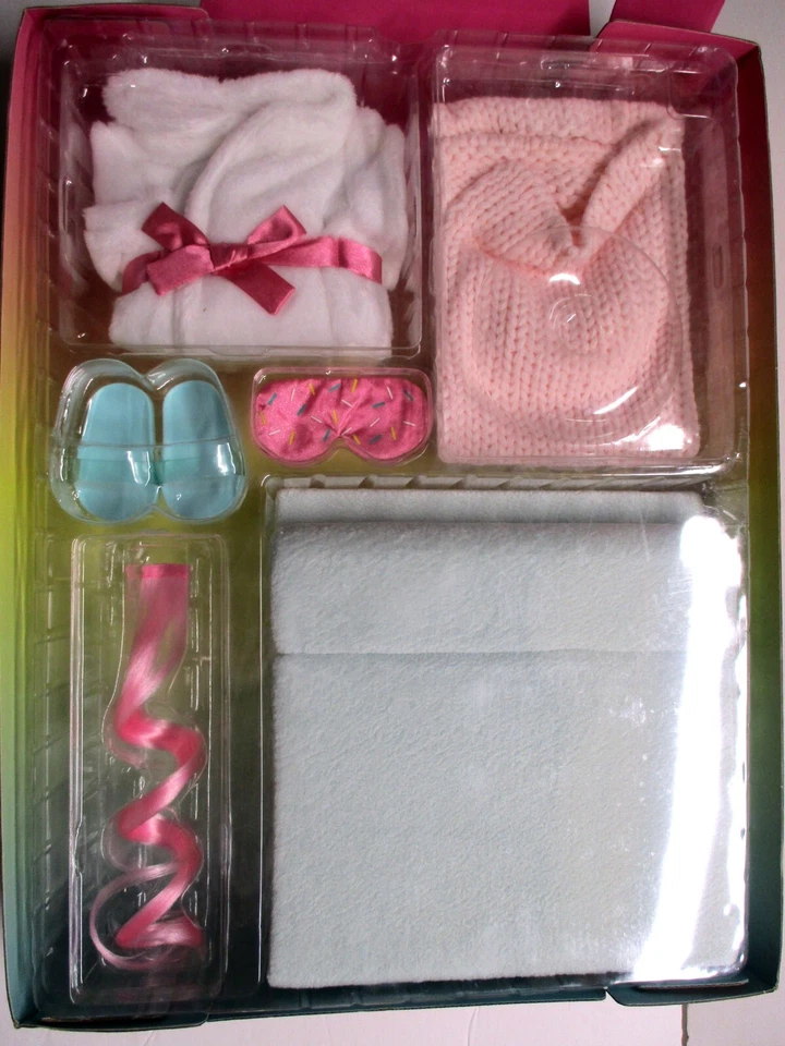 American Girl 18» кукла пончик мечты аксессуары кровати одеяло халат сандалии * новый - Изображение 1 из 1