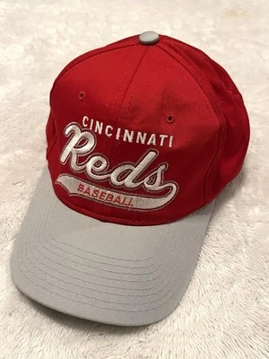 Vintage Cincinnati Reds Starter Script Tailsweep Snapback Hat Cap - Ships In Box - Image 1 of 4