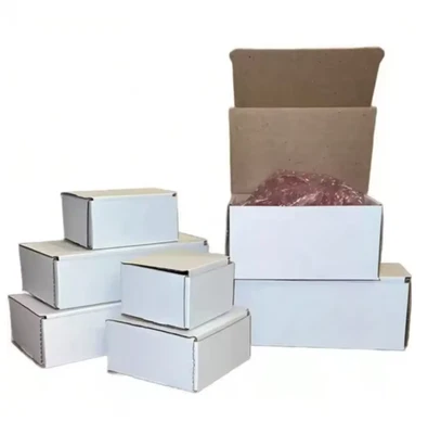 White Corrugated Mailers Packing Boxes Mailers Corrugated Shipping Mailer - Image 1 of 4