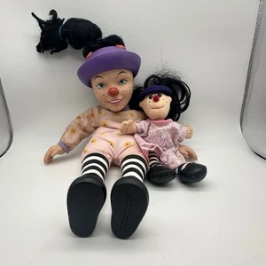 Vintage 1996 große bequeme Couch Loonette 18 Zoll Puppe und 1997 Loonette 9 Zoll Plüschpuppe - Bild 1 von 8