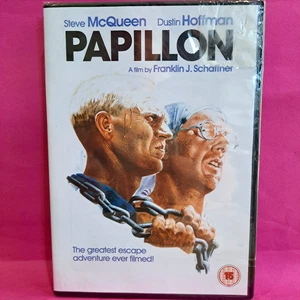 Papillon 1973 NEU VERSIEGELT DVD Steve McQueen Dustin Hoffma klassische Abenteuerfilme - Bild 1 von 3
