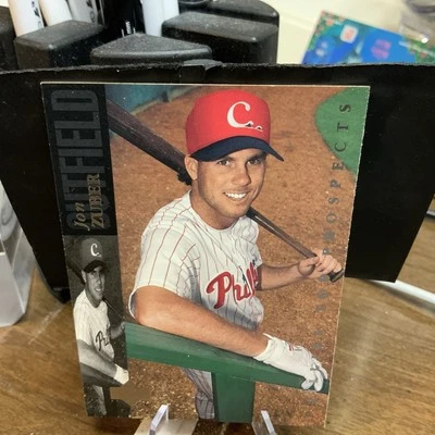 1994 Upper Deck Minors Top Prospects Baseball # 199 Jon Zuber RC  - Image 1 of 2