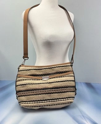 Rosetti Bandolera Mujer Bolso de Mano Cartera Ajustable Tejido Marrón Tonos Tierra Nuevo Foto 1 de 4